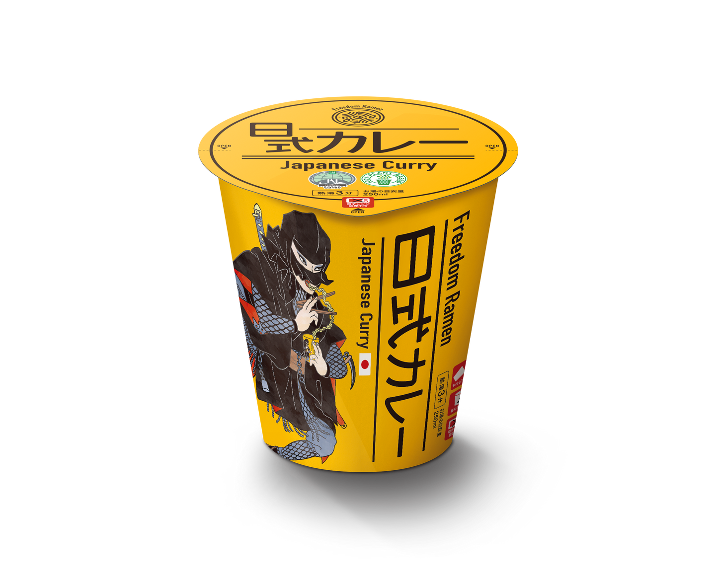 フリーダムラーメン【カレー味】100%植物性原料