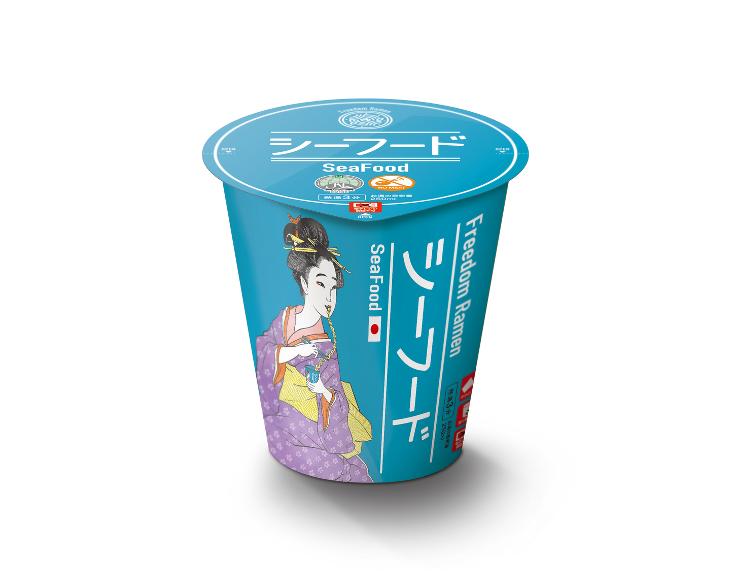 Halal cup noodles [seafood flavor] No animal ingredients used